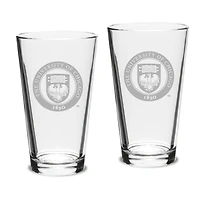 Chicago Maroons 16oz. 2-Piece Classic Pub Glass Set