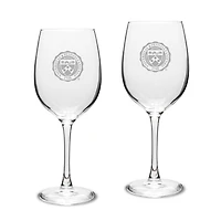 Pennsylvania Quakers 2-Piece 16oz. Traditional White Wine Glass Set