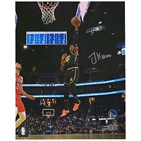 Jonathan Kuminga Golden State Warriors Autographed 8'' x 10'' Layup vs. New Orleans Pelicans Photograph