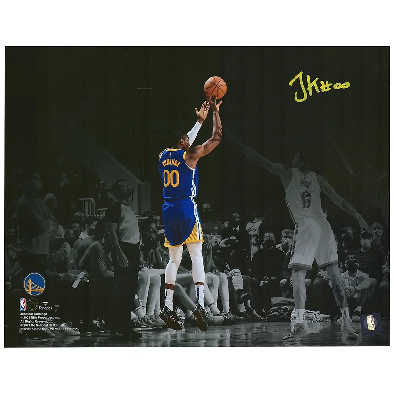 Jonathan Kuminga Golden State Warriors Autographed 11" x 14" Spotlight Photograph