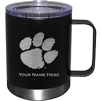 Clemson Tigers 12oz. Personalized Stainless Steel Lowball with Handle