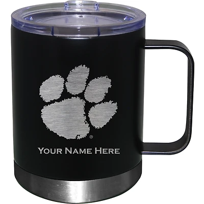 Clemson Tigers 12oz. Personalized Stainless Steel Lowball with Handle