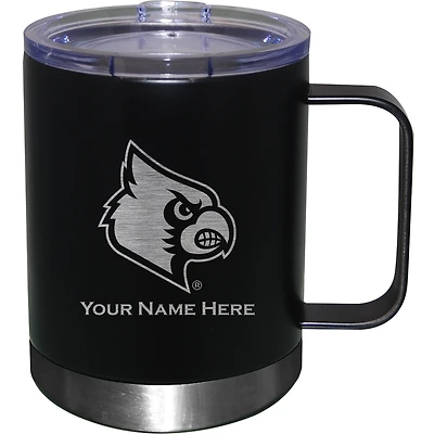 Louisville Cardinals 12oz. Personalized Stainless Steel Lowball with Handle