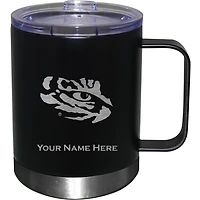 LSU Tigers 12oz. Personalized Stainless Steel Lowball with Handle