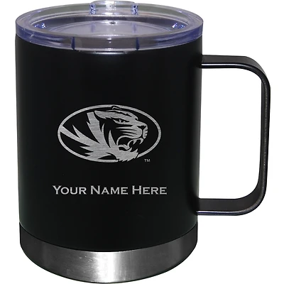 Missouri Tigers 12oz. Personalized Stainless Steel Lowball with Handle