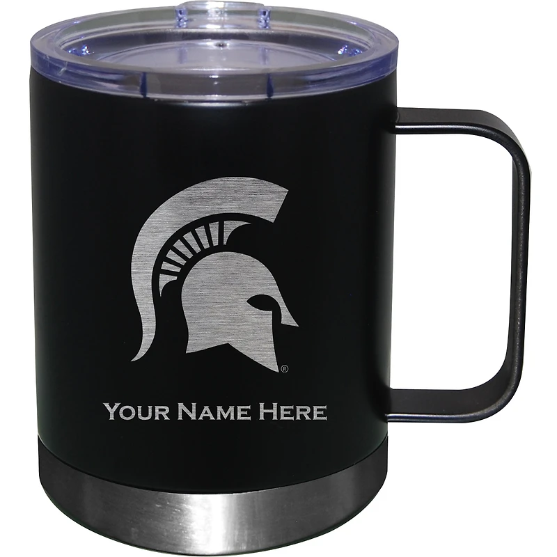 Michigan State Spartans 12oz. Personalized Stainless Steel Lowball with Handle
