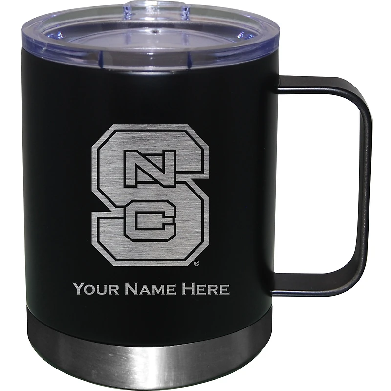 NC State Wolfpack 12oz. Personalized Stainless Steel Lowball with Handle