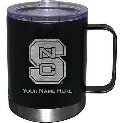 NC State Wolfpack 12oz. Personalized Stainless Steel Lowball with Handle