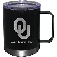 Oklahoma Sooners 12oz. Personalized Stainless Steel Lowball with Handle