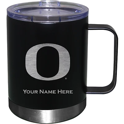 Oregon Ducks 12oz. Personalized Stainless Steel Lowball with Handle