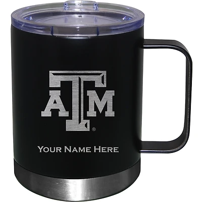 Texas A&M Aggies 12oz. Personalized Stainless Steel Lowball with Handle