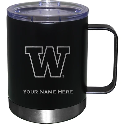 Washington Huskies 12oz. Personalized Stainless Steel Lowball with Handle