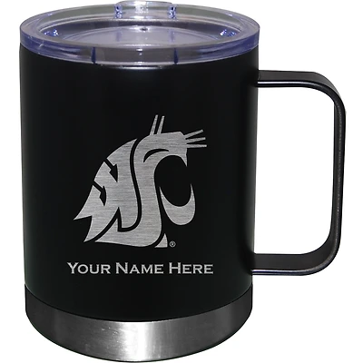 Washington State Cougars 12oz. Personalized Stainless Steel Lowball with Handle