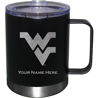 West Virginia Mountaineers 12oz. Personalized Stainless Steel Lowball with Handle