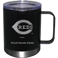 Cincinnati Reds 12oz. Personalized Stainless Steel Lowball with Handle