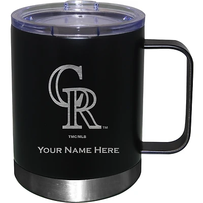 Colorado Rockies 12oz. Personalized Stainless Steel Lowball with Handle