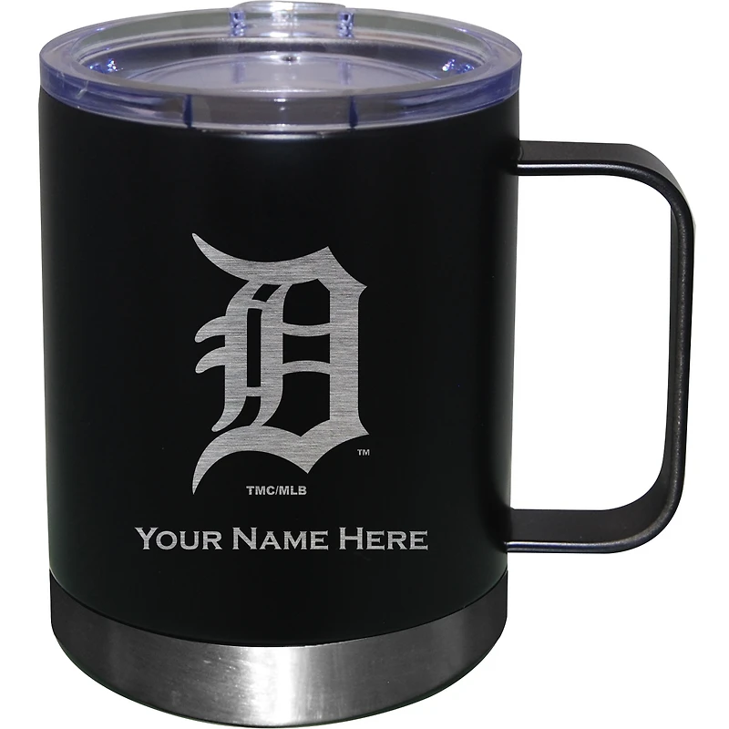 Detroit Tigers 12oz. Personalized Stainless Steel Lowball with Handle