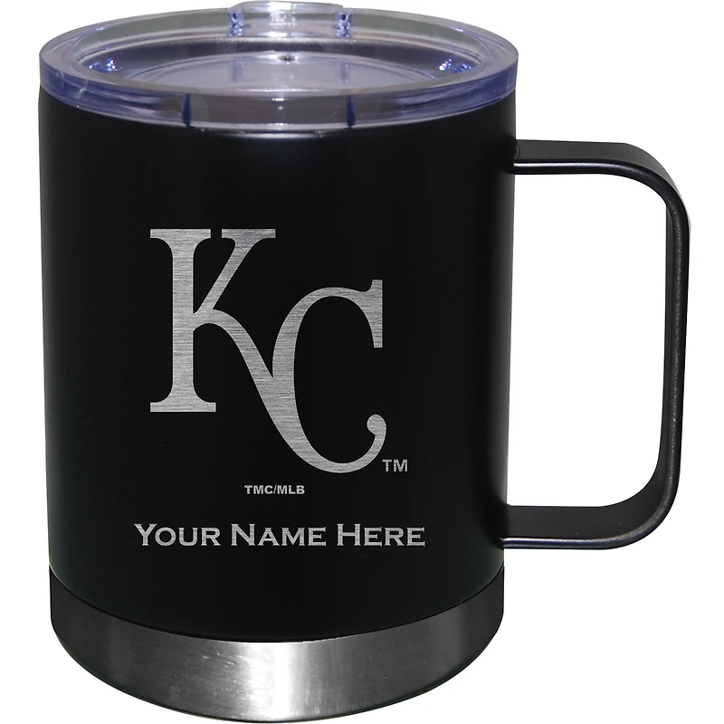 Kansas City Royals 12oz. Personalized Stainless Steel Lowball with Handle