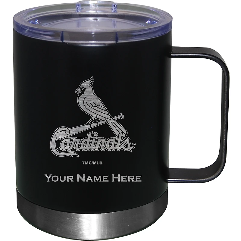 St. Louis Cardinals 12oz. Personalized Stainless Steel Lowball with Handle