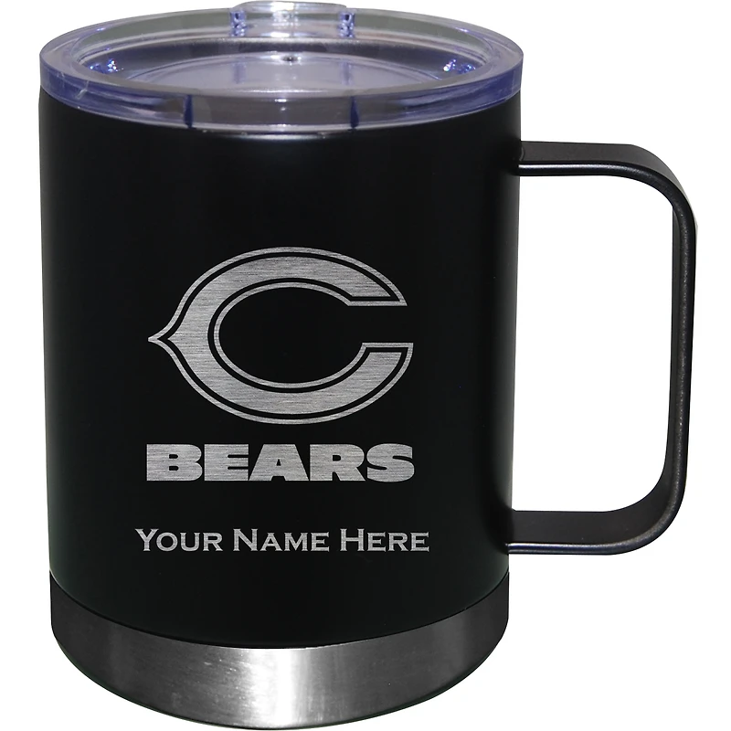 Chicago Bears 12oz. Personalized Stainless Steel Lowball with Handle