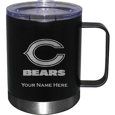 Chicago Bears 12oz. Personalized Stainless Steel Lowball with Handle