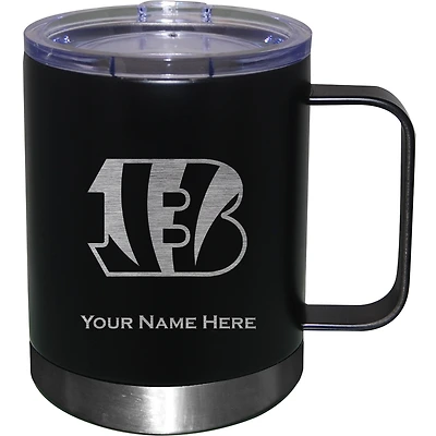 Cincinnati Bengals 12oz. Personalized Stainless Steel Lowball with Handle