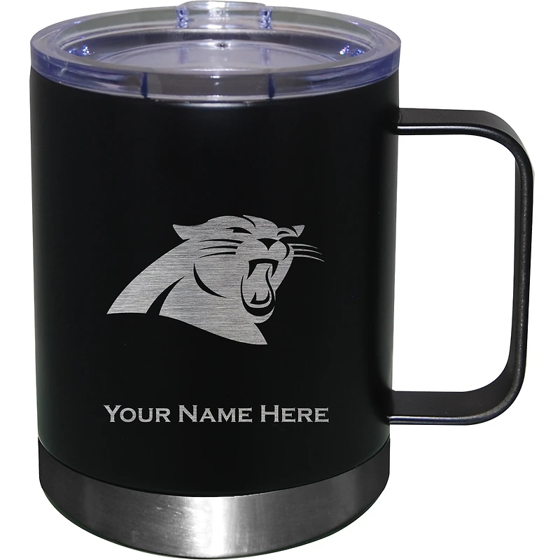 Carolina Panthers 12oz. Personalized Stainless Steel Lowball with Handle
