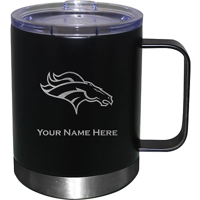 Denver Broncos 12oz. Personalized Stainless Steel Lowball with Handle