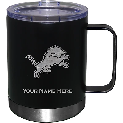 Detroit Lions 12oz. Personalized Stainless Steel Lowball with Handle