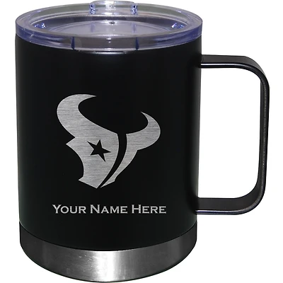 Houston Texans 12oz. Personalized Stainless Steel Lowball with Handle