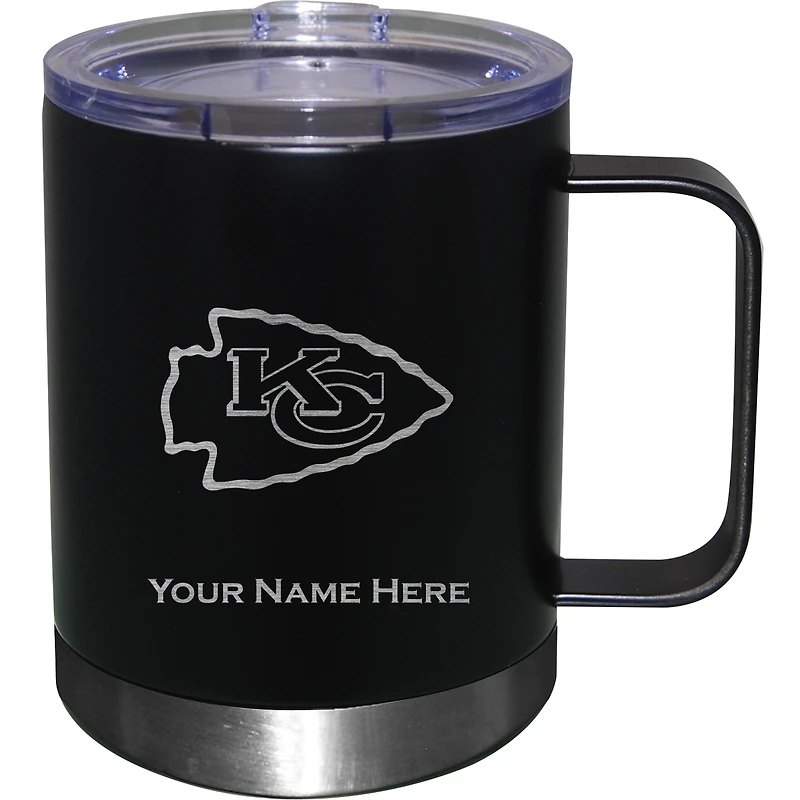 Kansas City Chiefs 12oz. Personalized Stainless Steel Lowball with Handle