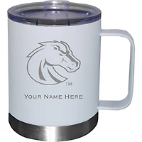 White Boston College Eagles 12oz. Personalized Stainless Steel Lowball with Handle