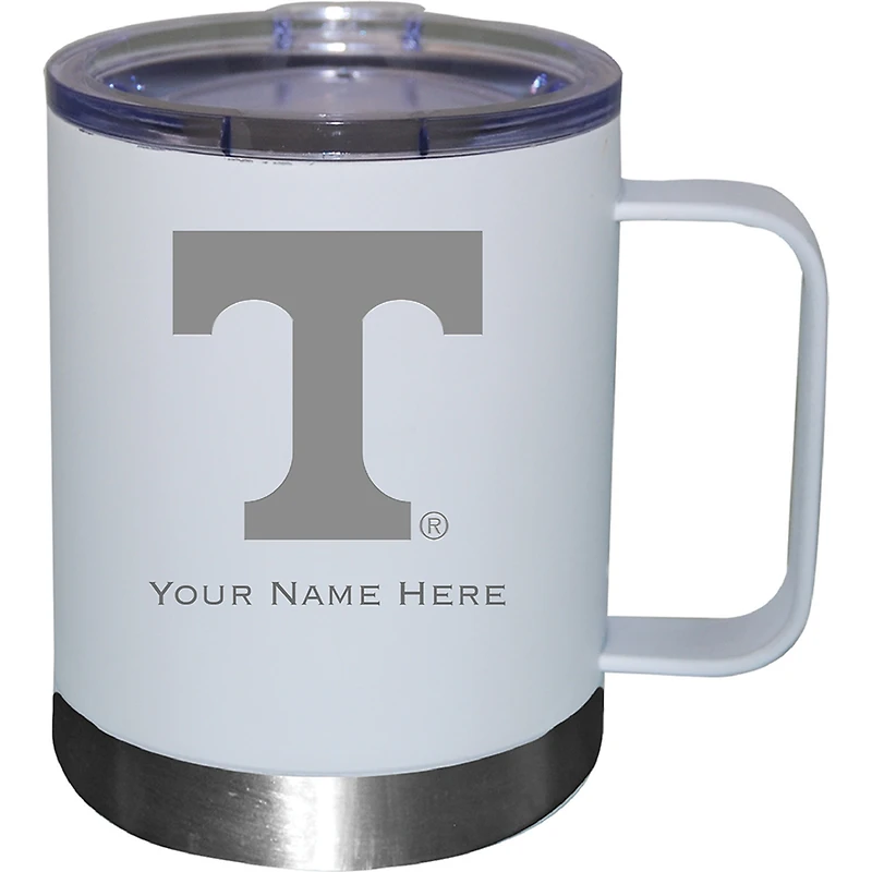 White Tennessee Volunteers 12oz. Personalized Stainless Steel Lowball with Handle