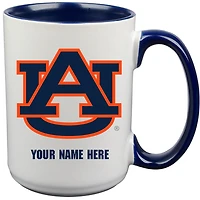 Auburn Tigers 15oz. Personalized Ceramic Mug