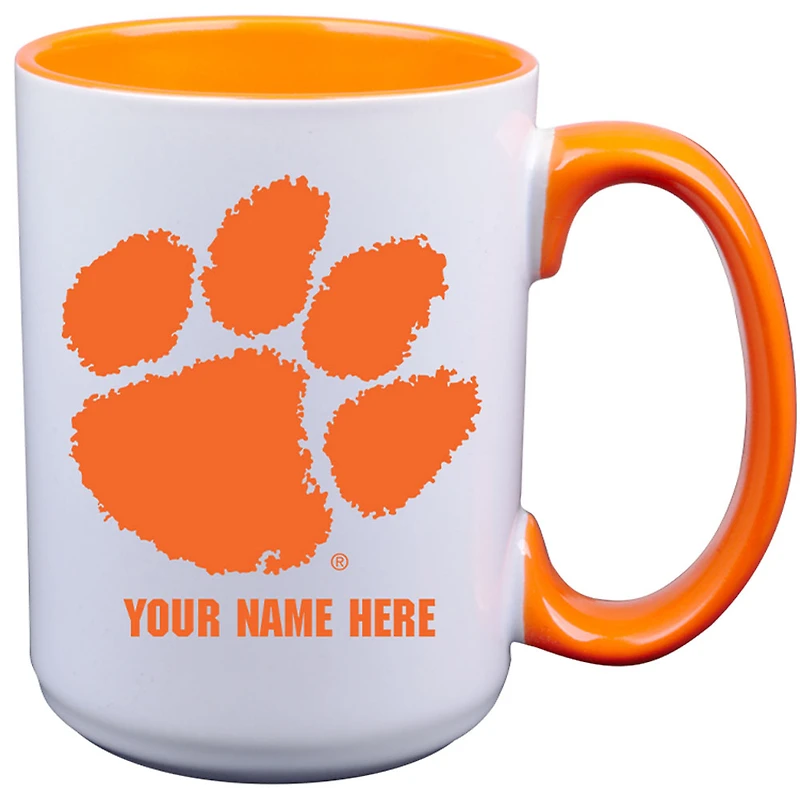 Clemson Tigers 15oz. Personalized Ceramic Mug