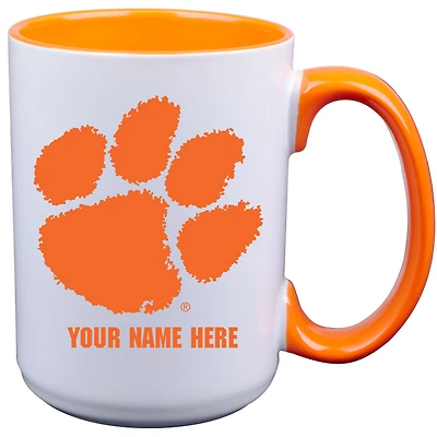 Clemson Tigers 15oz. Personalized Ceramic Mug