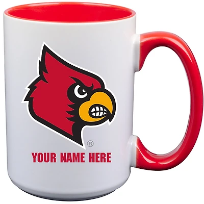 Louisville Cardinals 15oz. Personalized Ceramic Mug