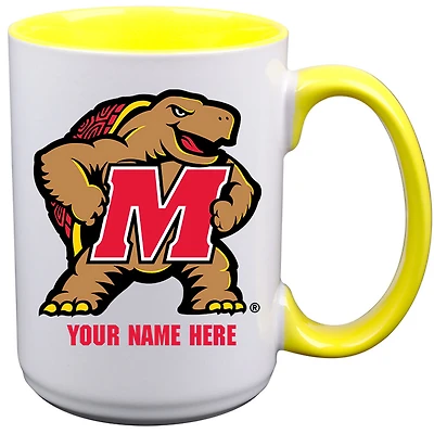 Maryland Terrapins 15oz. Personalized Ceramic Mug