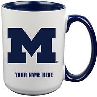 Michigan Wolverines 15oz. Personalized Ceramic Mug