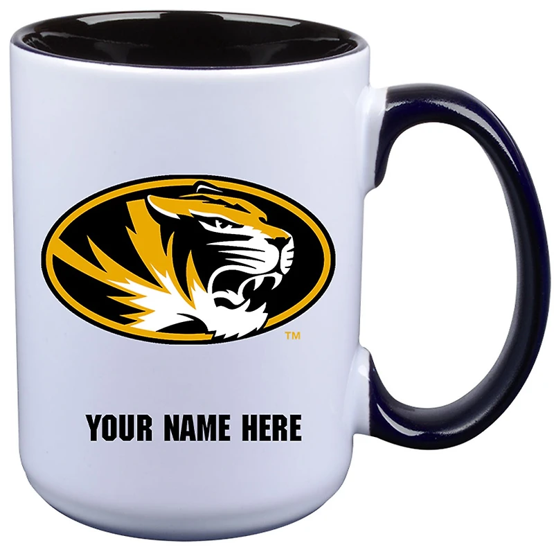Missouri Tigers 15oz. Personalized Ceramic Mug