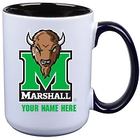 Marshall Thundering Herd 15oz. Personalized Ceramic Mug