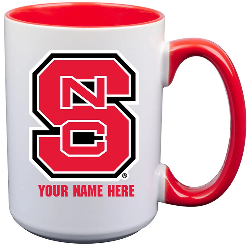 NC State Wolfpack 15oz. Personalized Ceramic Mug