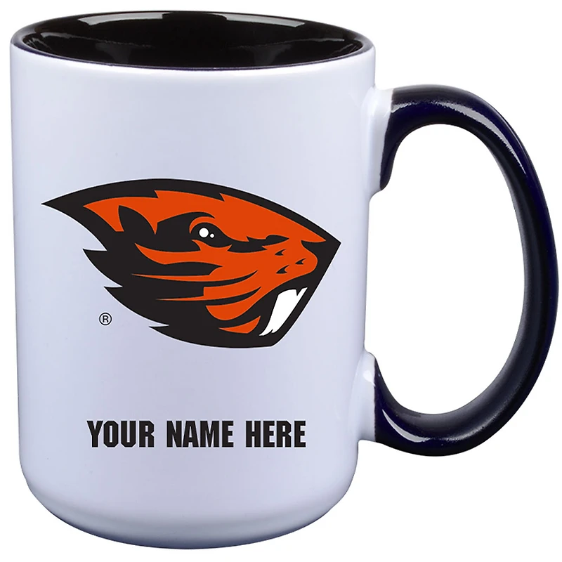 Oregon State Beavers 15oz. Personalized Ceramic Mug