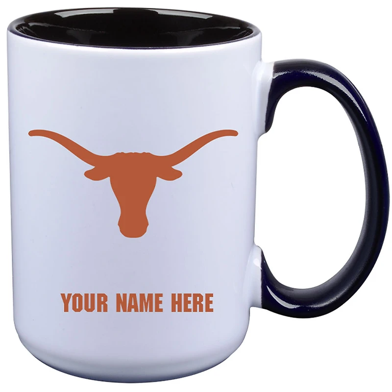 Texas Longhorns 15oz. Personalized Ceramic Mug