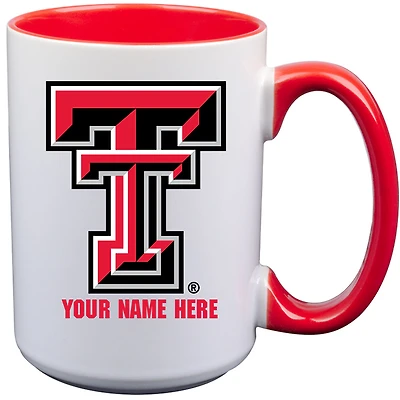 Texas Tech Red Raiders 15oz. Personalized Ceramic Mug