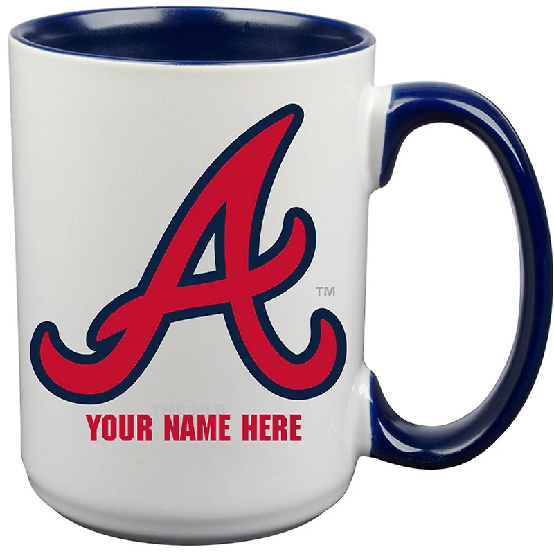 Atlanta Braves 15oz. Personalized Ceramic Mug