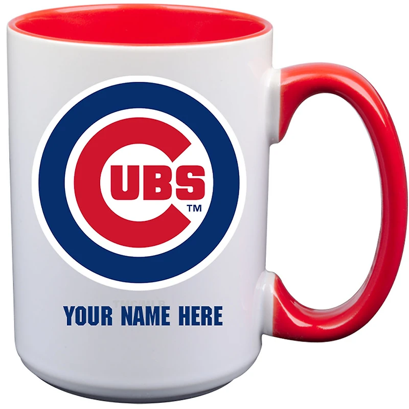 Chicago Cubs 15oz. Personalized Ceramic Mug