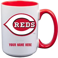 Cincinnati Reds 15oz. Personalized Ceramic Mug