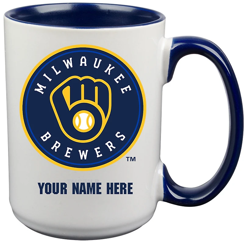 Milwaukee Brewers 15oz. Personalized Ceramic Mug