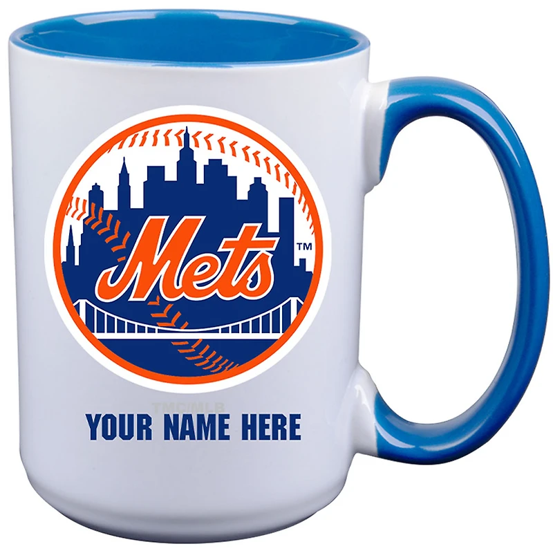 New York Mets 15oz. Personalized Ceramic Mug
